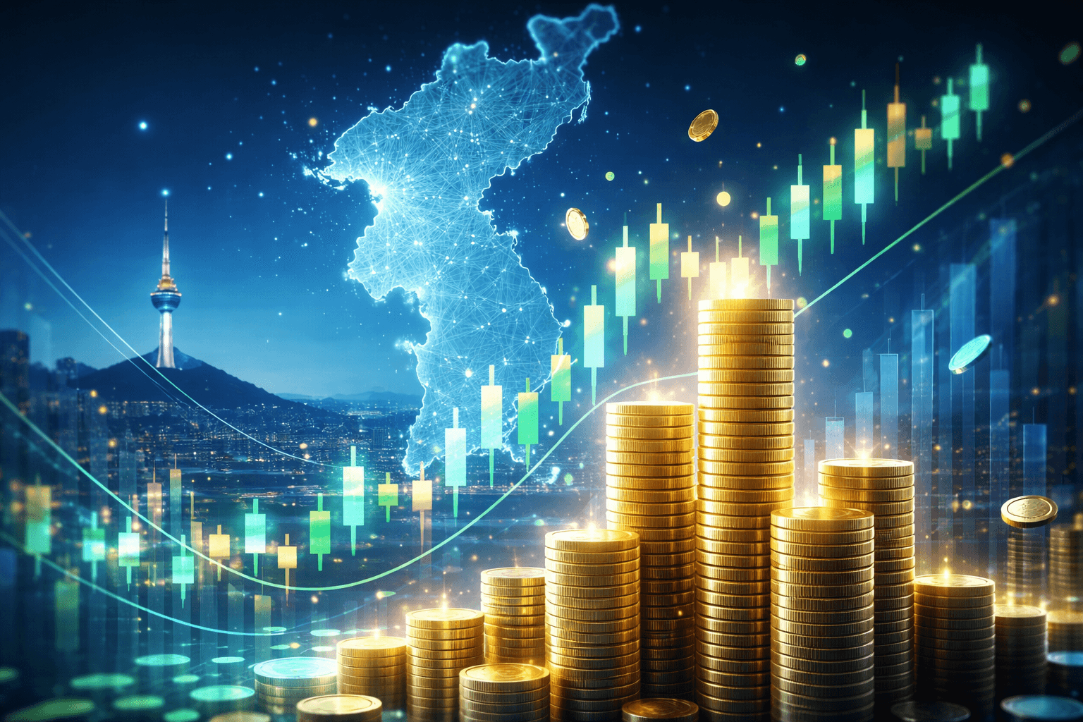 South Korea Hits Record 102 Million Active Stock Trading Accounts