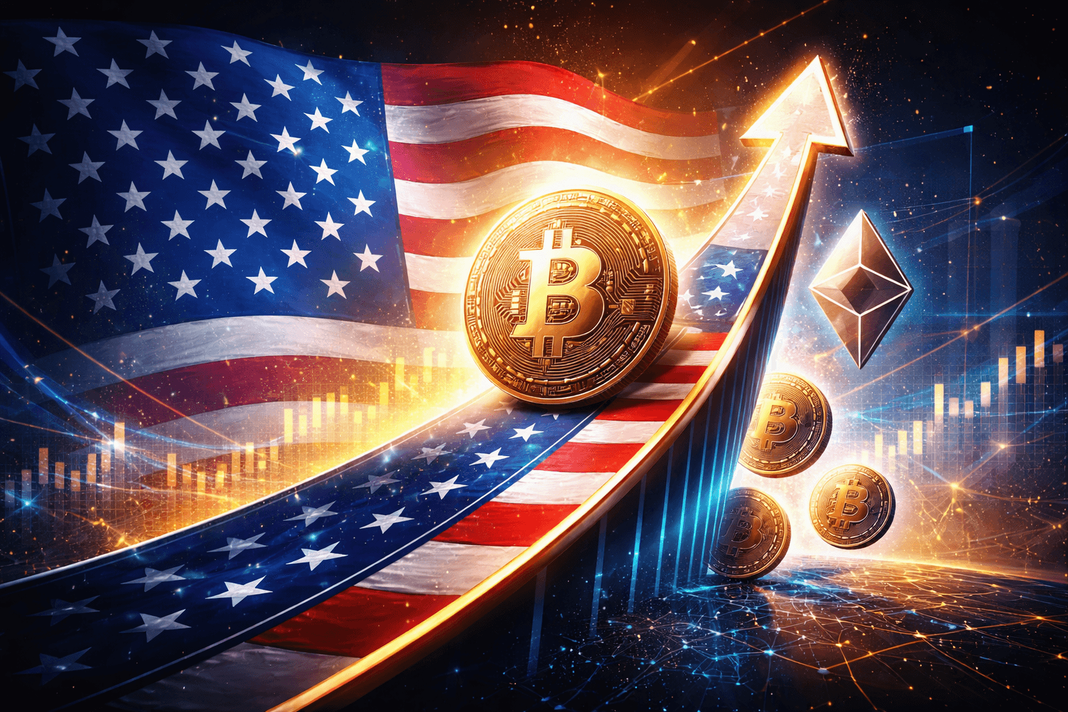 President Trump Says United States Aims to Be Dominant in Cryptocurrency