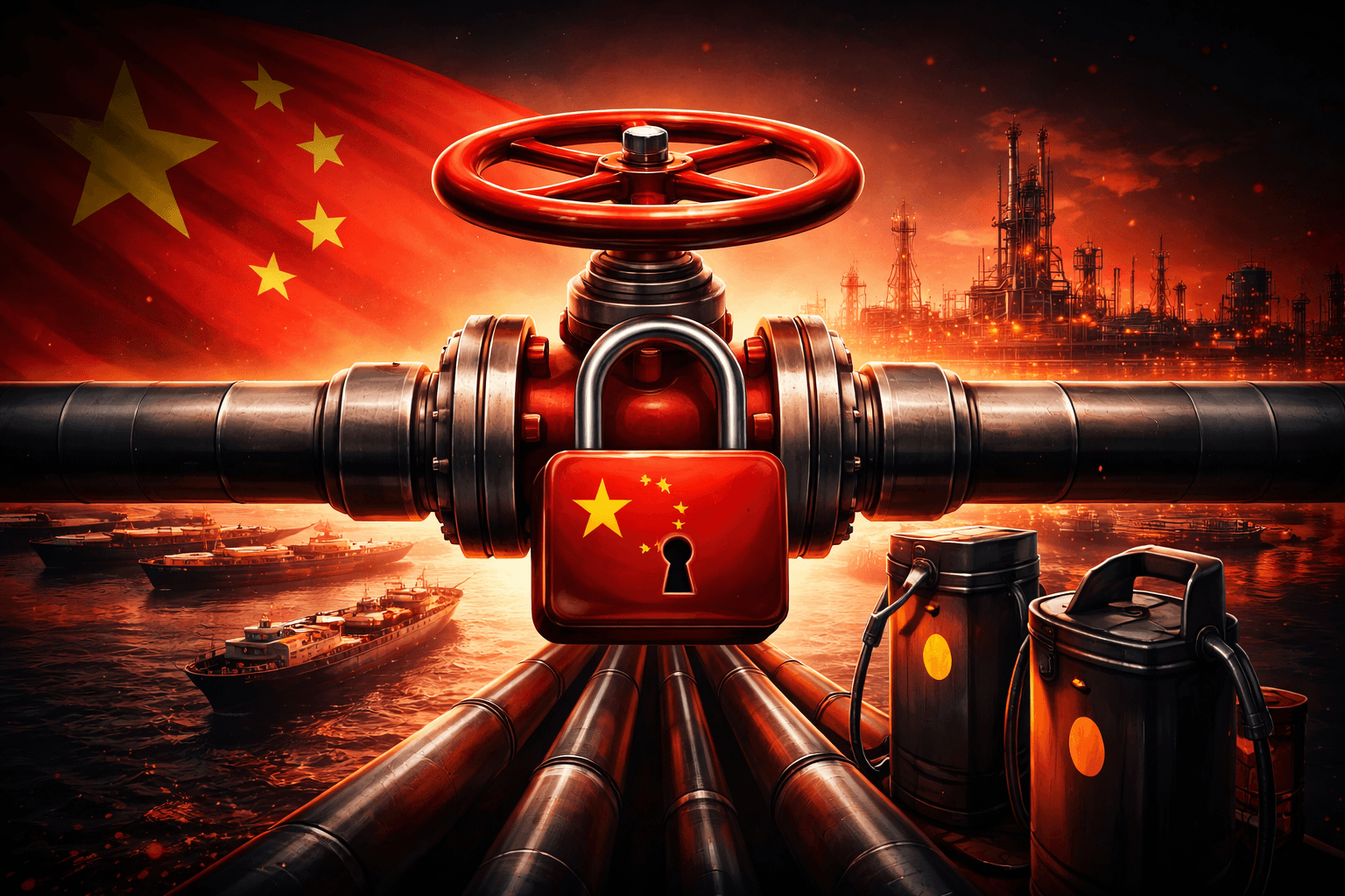 China Orders Major Oil Refiners to Halt Diesel and Gasoline Exports