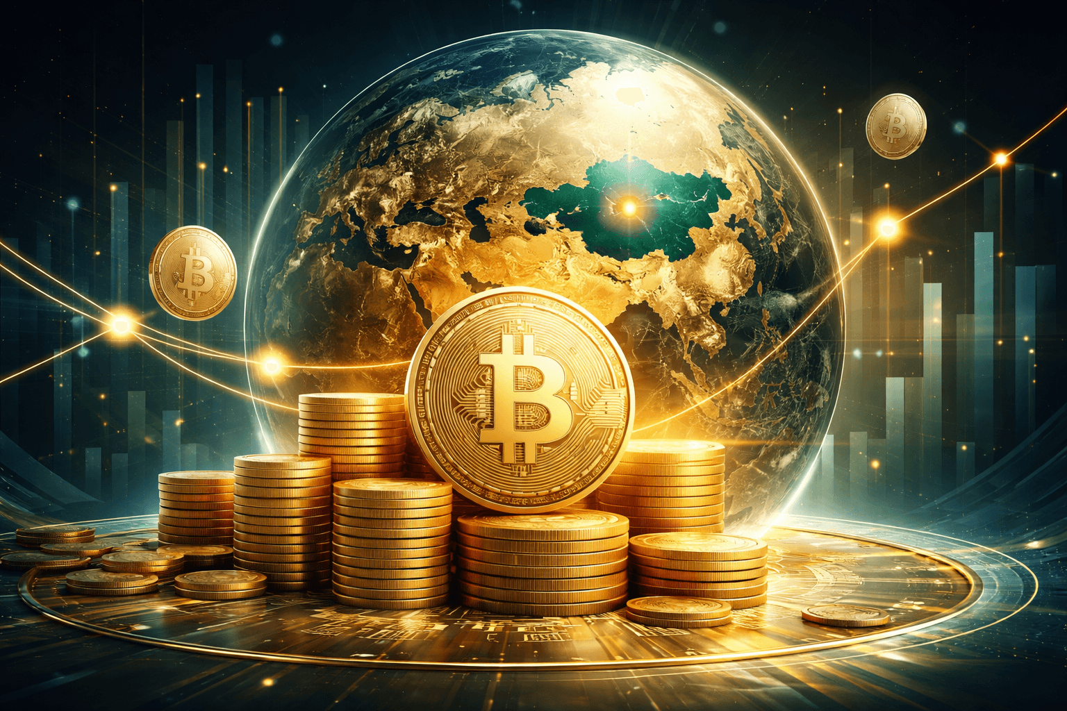 カザフスタン中央銀行、最大3億5000万ドルの仮想通貨投資計画を発表