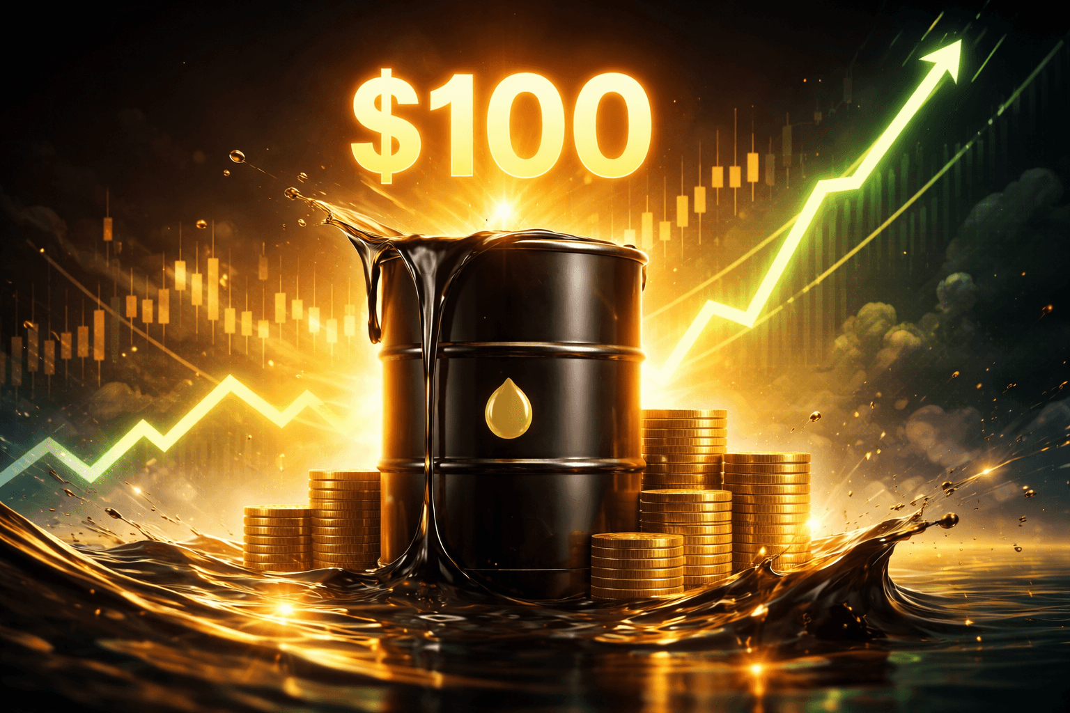 Polymarket Data Shows 90% Probability of Crude Oil Exceeding $100 by March End