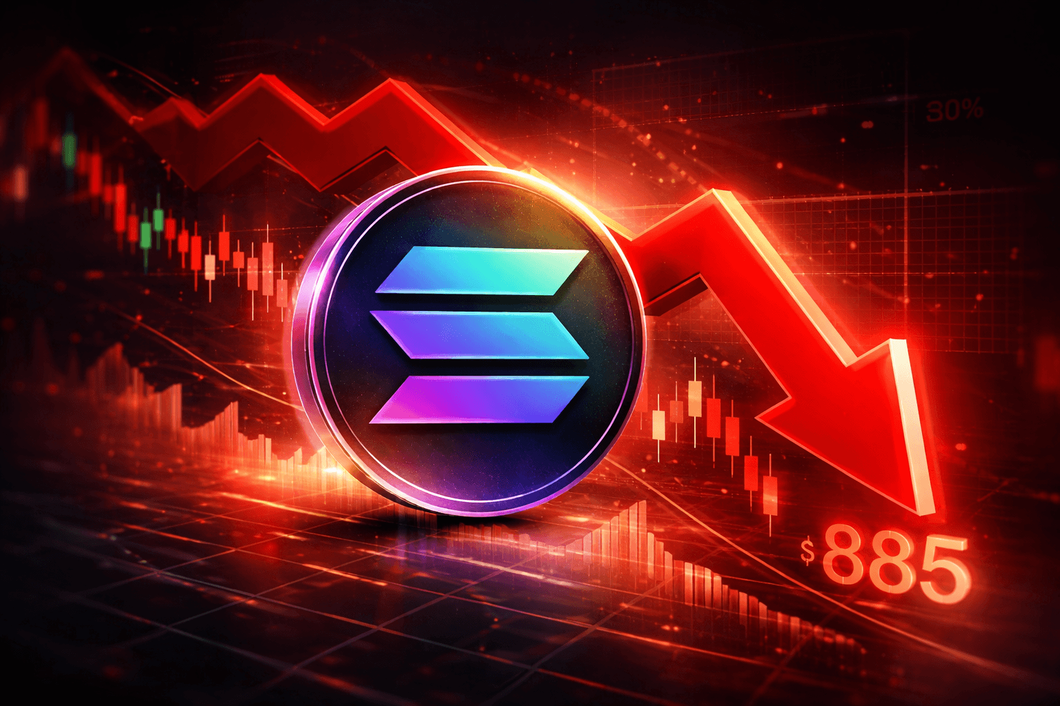 Solana Price Drops Below $85 Amid Market Volatility