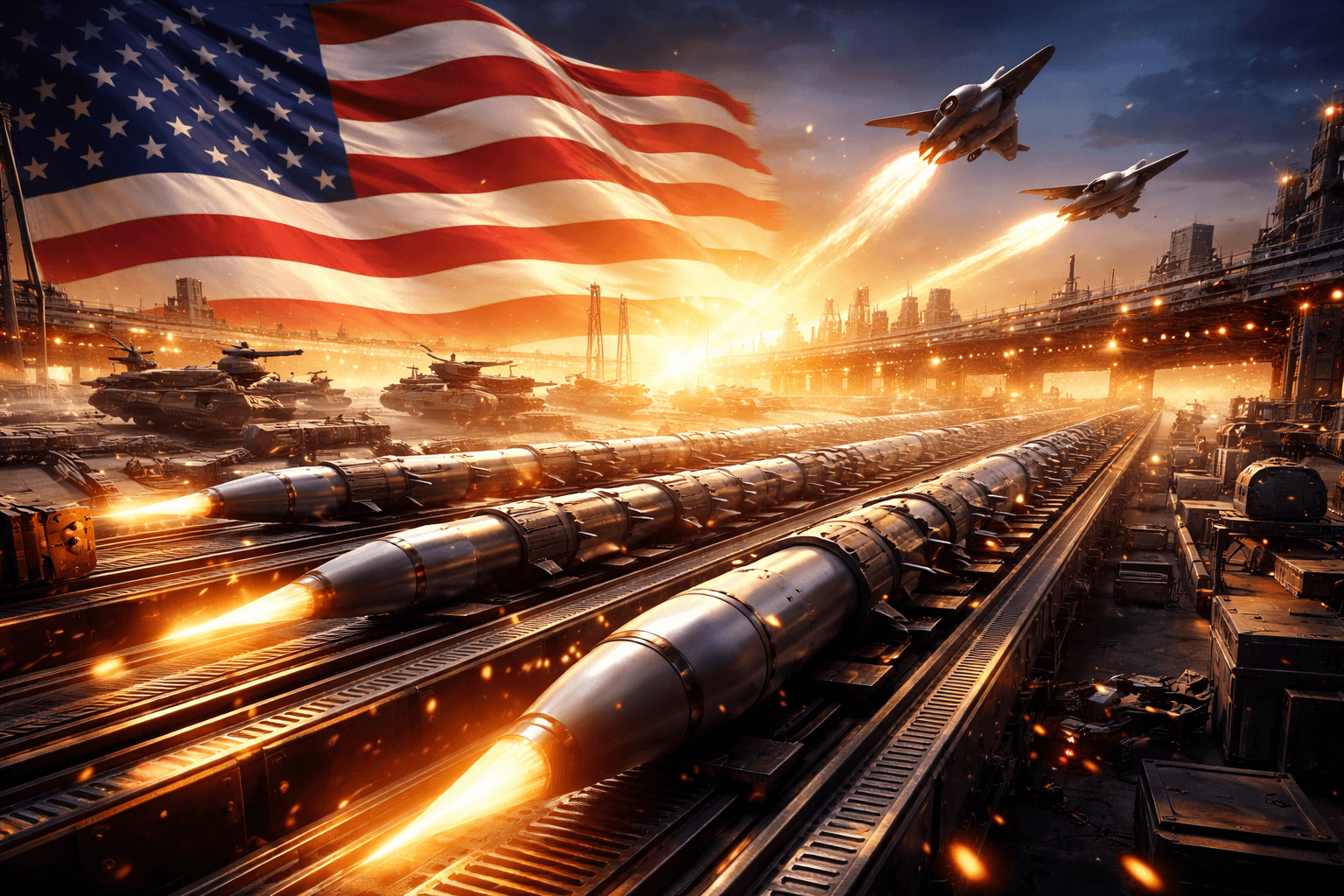 President Trump Announces Major Increase in U.S. Defense Production