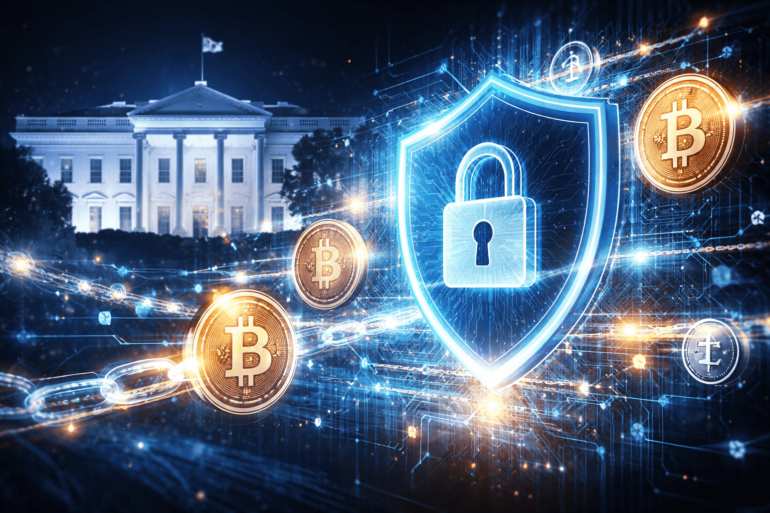 ホワイトハウスがサイバー戦略を発表、仮想通貨とブロックチェーンの安全性を強調