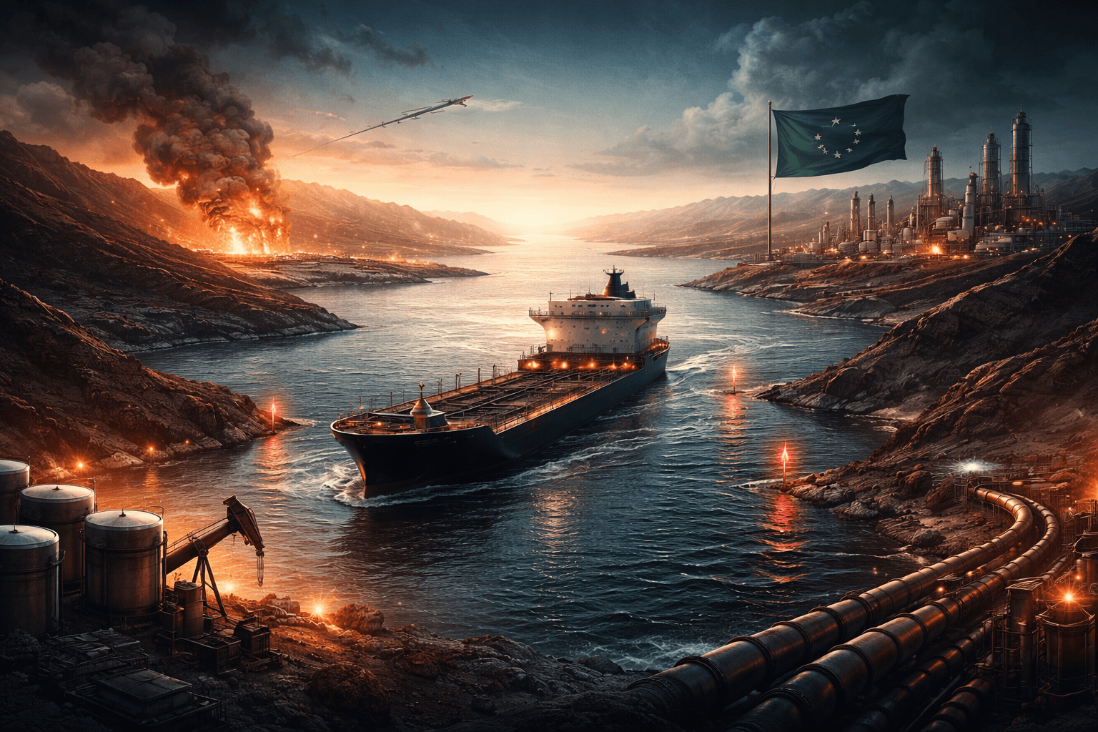 Saudi Arabia Reduces Oil Output Amid Hormuz Strait Tensions and Storage Issues