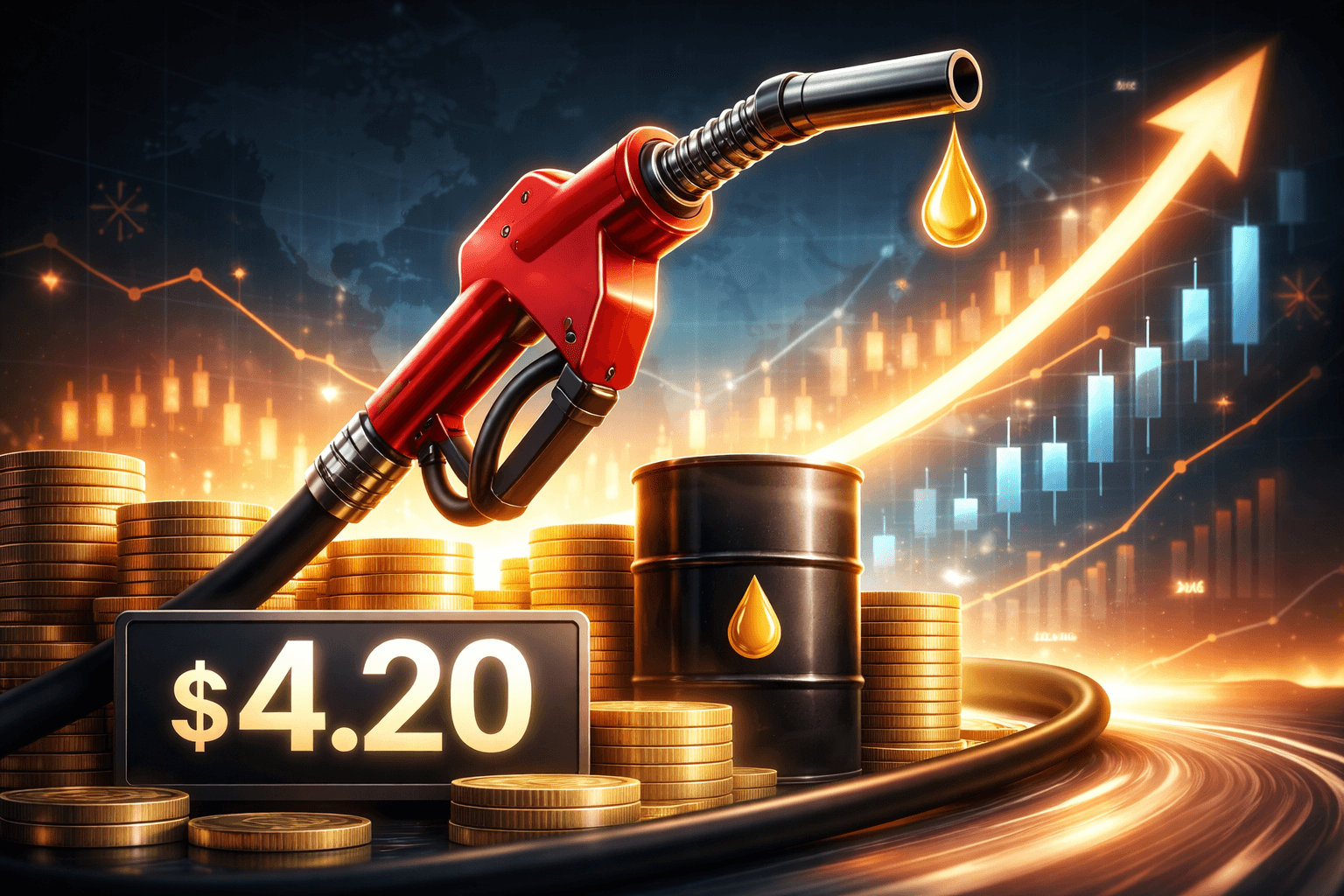 U.S. Gasoline Prices Forecast to Reach $4.20 Amid March Rally