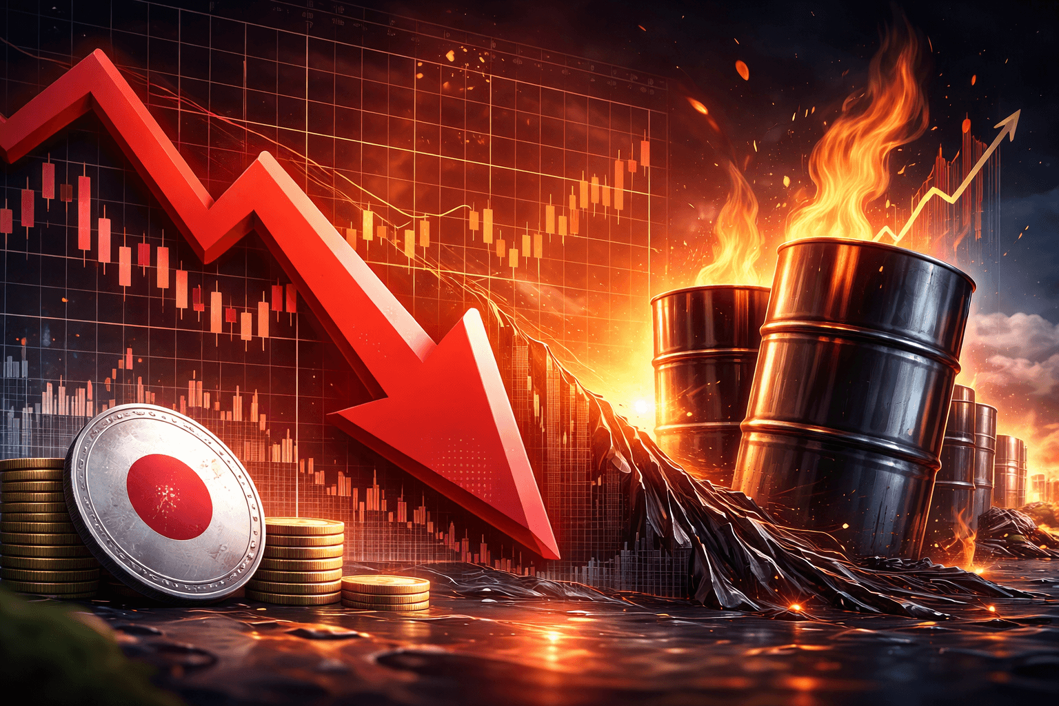 Japan Stock Market Drops Over 5% Amid Surge in Oil Prices