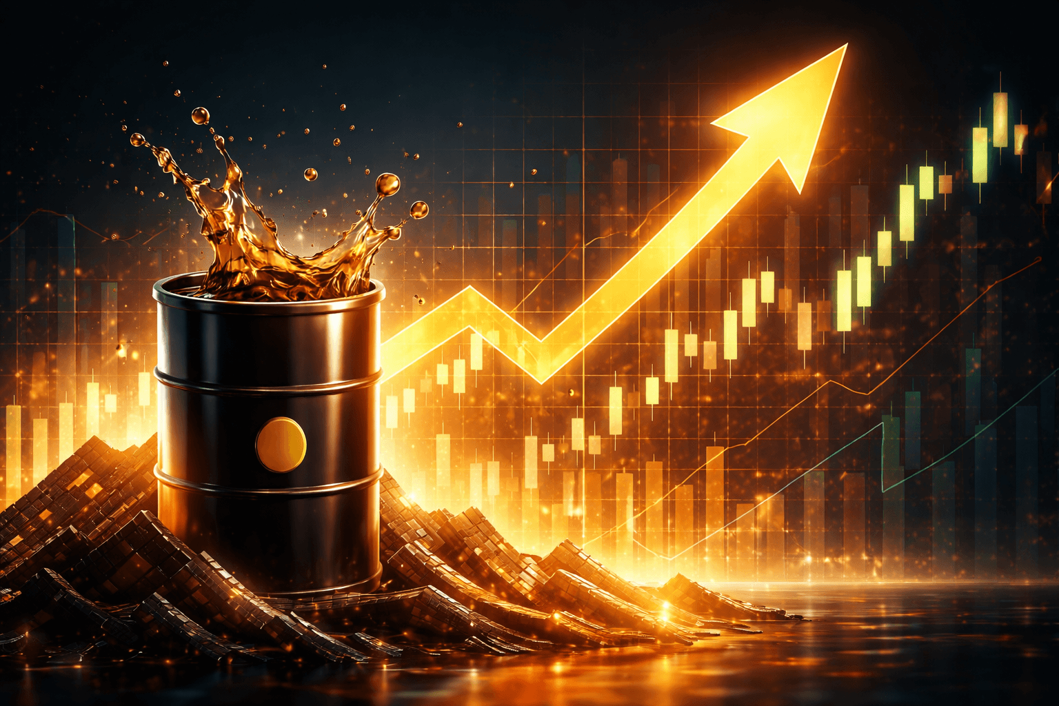 U.S. Oil Futures Set for Record 60% Monthly Surge