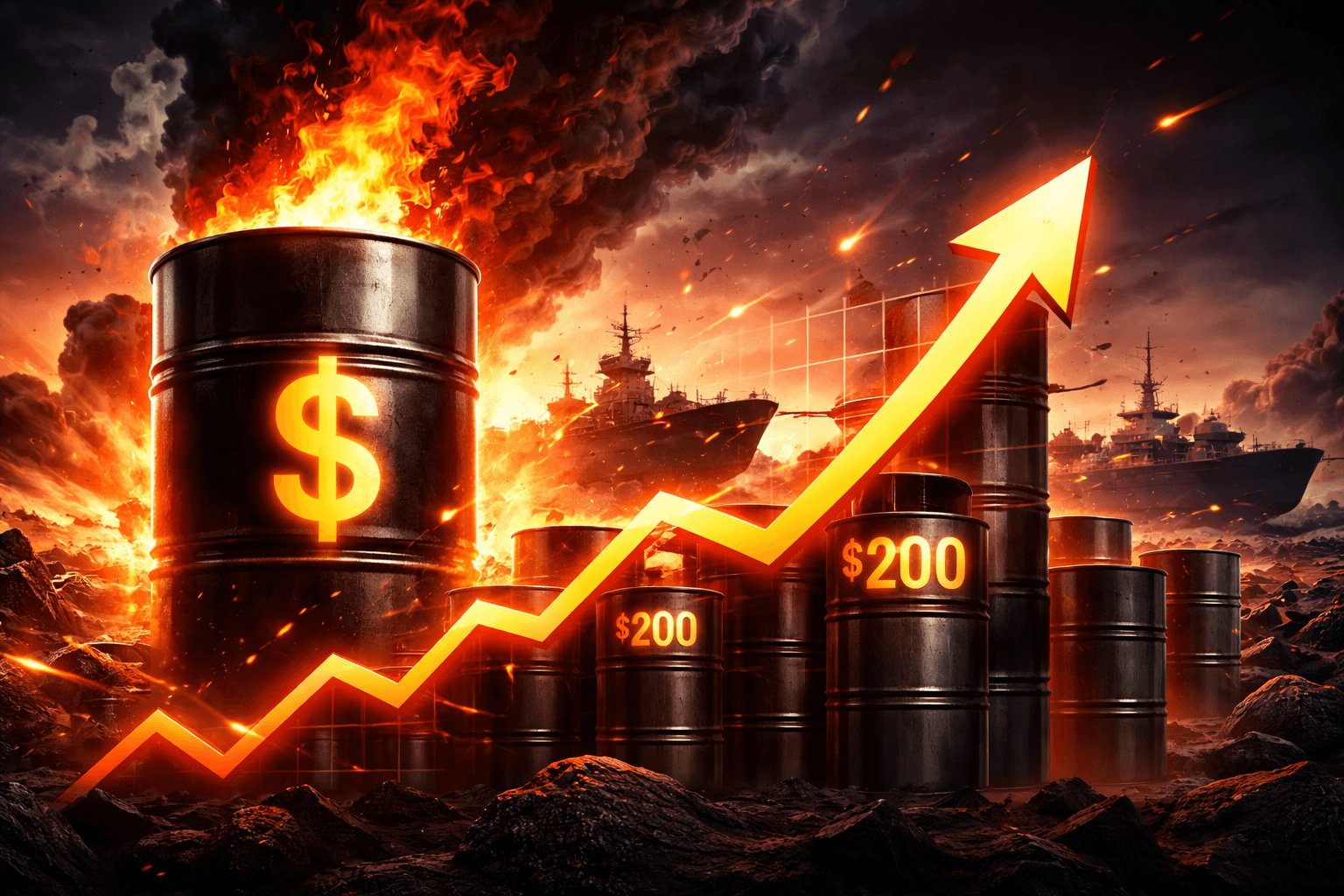 緊張激化なら原油価格200ドル超の可能性、イランが警告