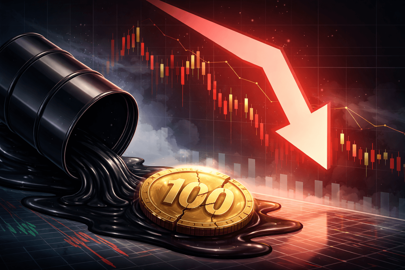 U.S. Oil Prices Drop Below $100 per Barrel in Historic Reversal