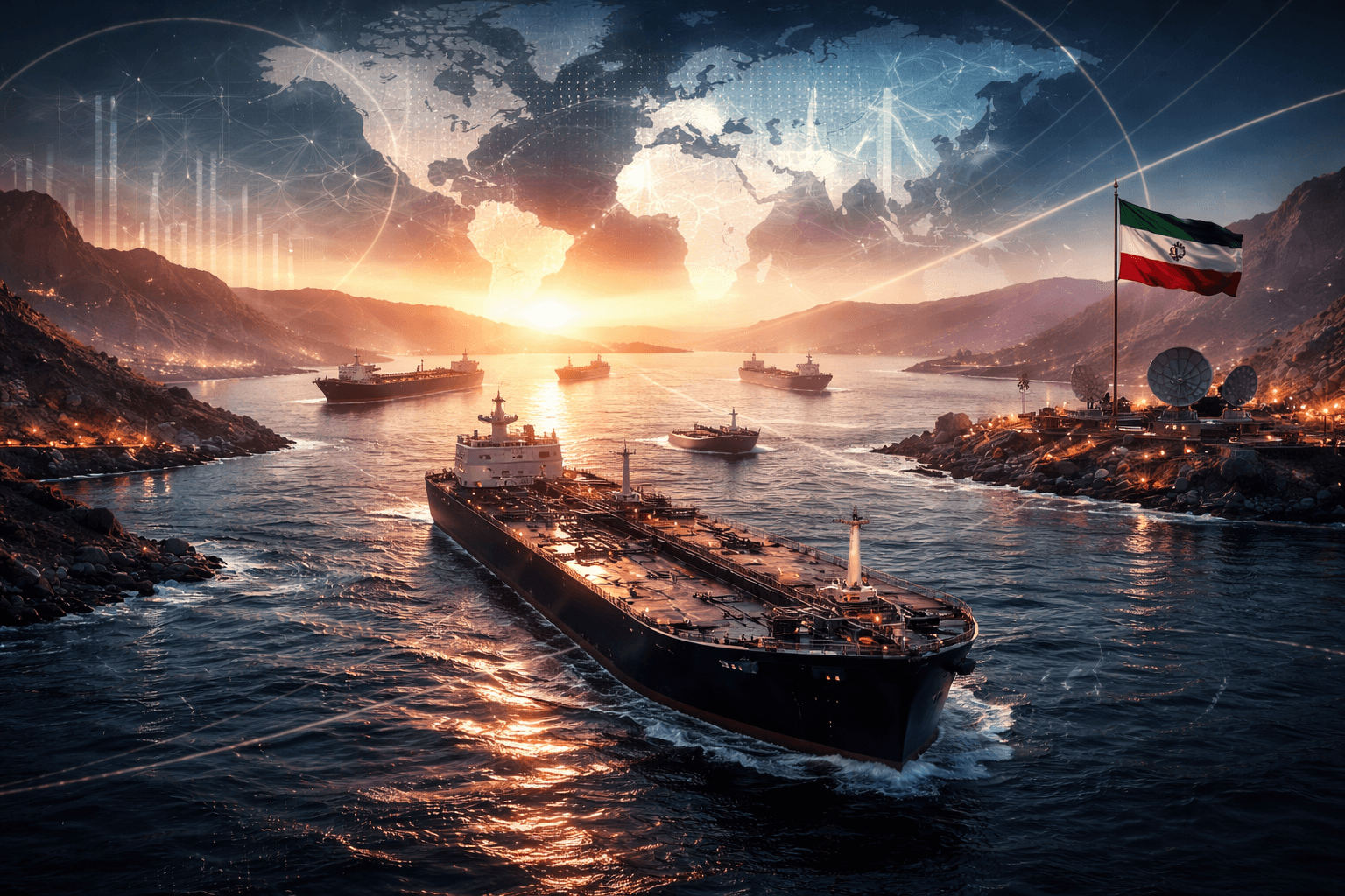 Iran Ships Up to 12 Million Barrels of Crude via Strait of Hormuz