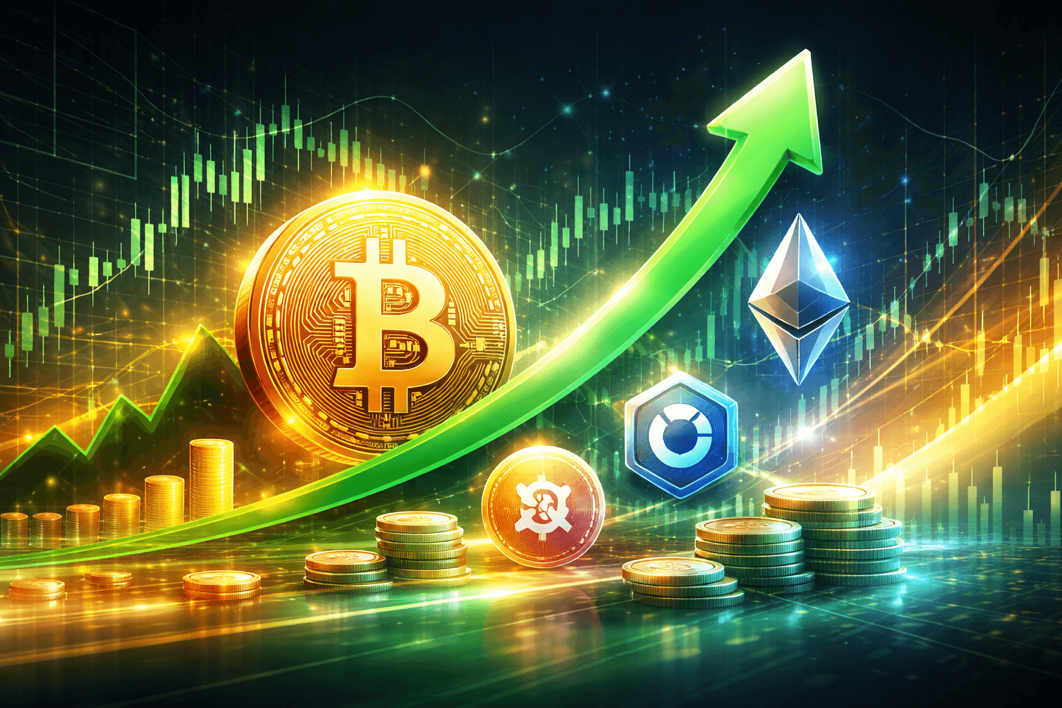 Crypto Market Sees Broad Gains with Bitcoin Surpassing $71,000
