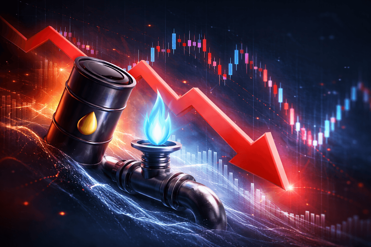 Natural Gas and Crude Oil Prices Experience Intraday Declines
