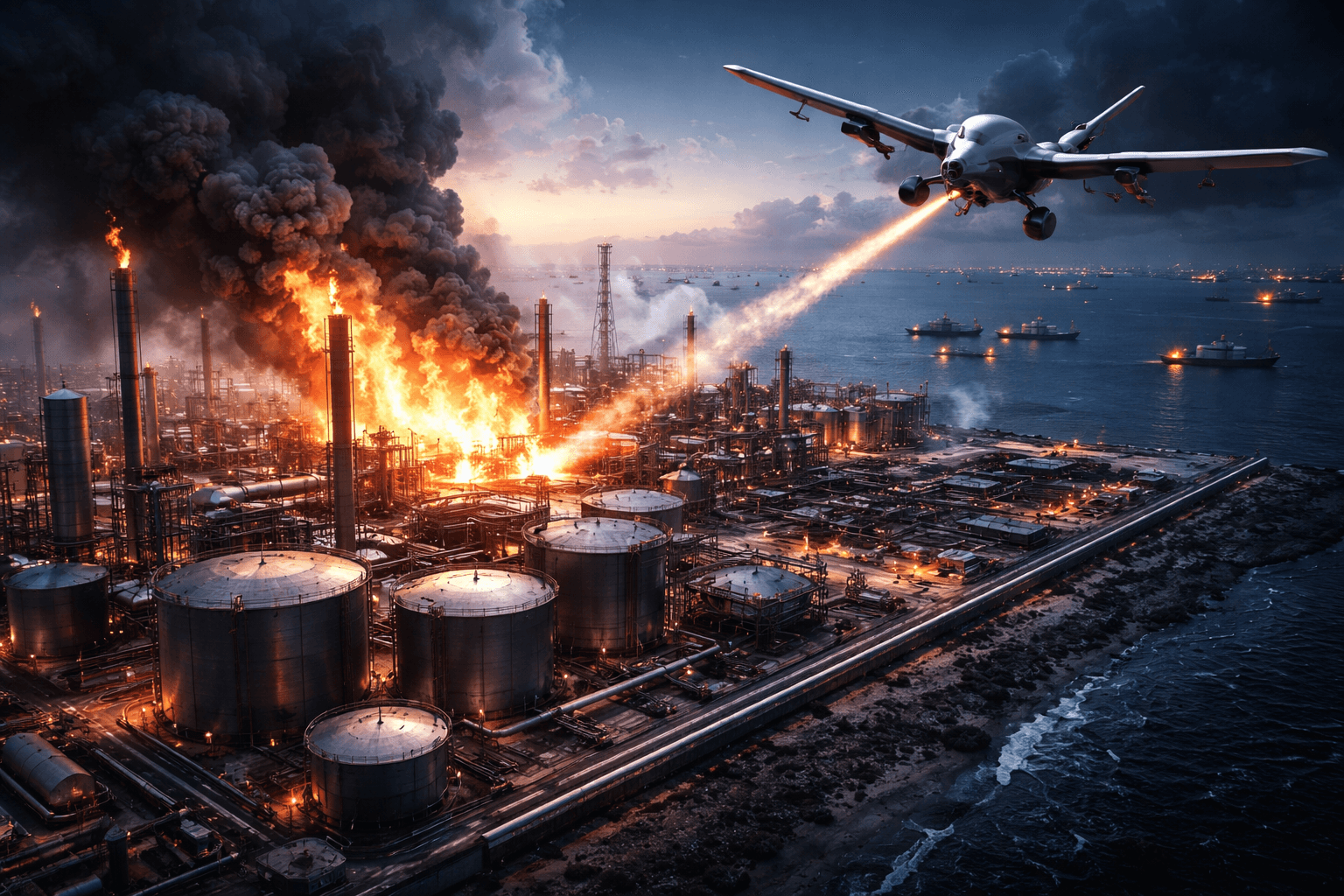 Drone Strike Halts ADNOC’s 922,000-BPD Ruwais Refinery Amid Gulf Energy Disruptions