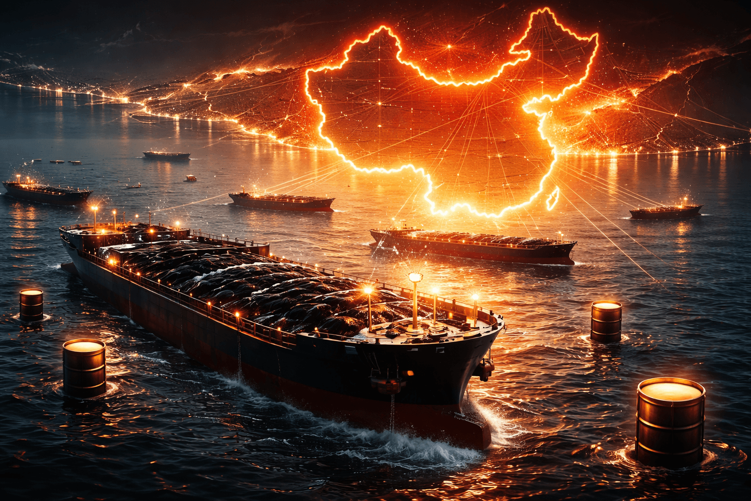 China’s Offshore Tankers Hold Record 39.3 Million Barrels of Sanctioned Oil