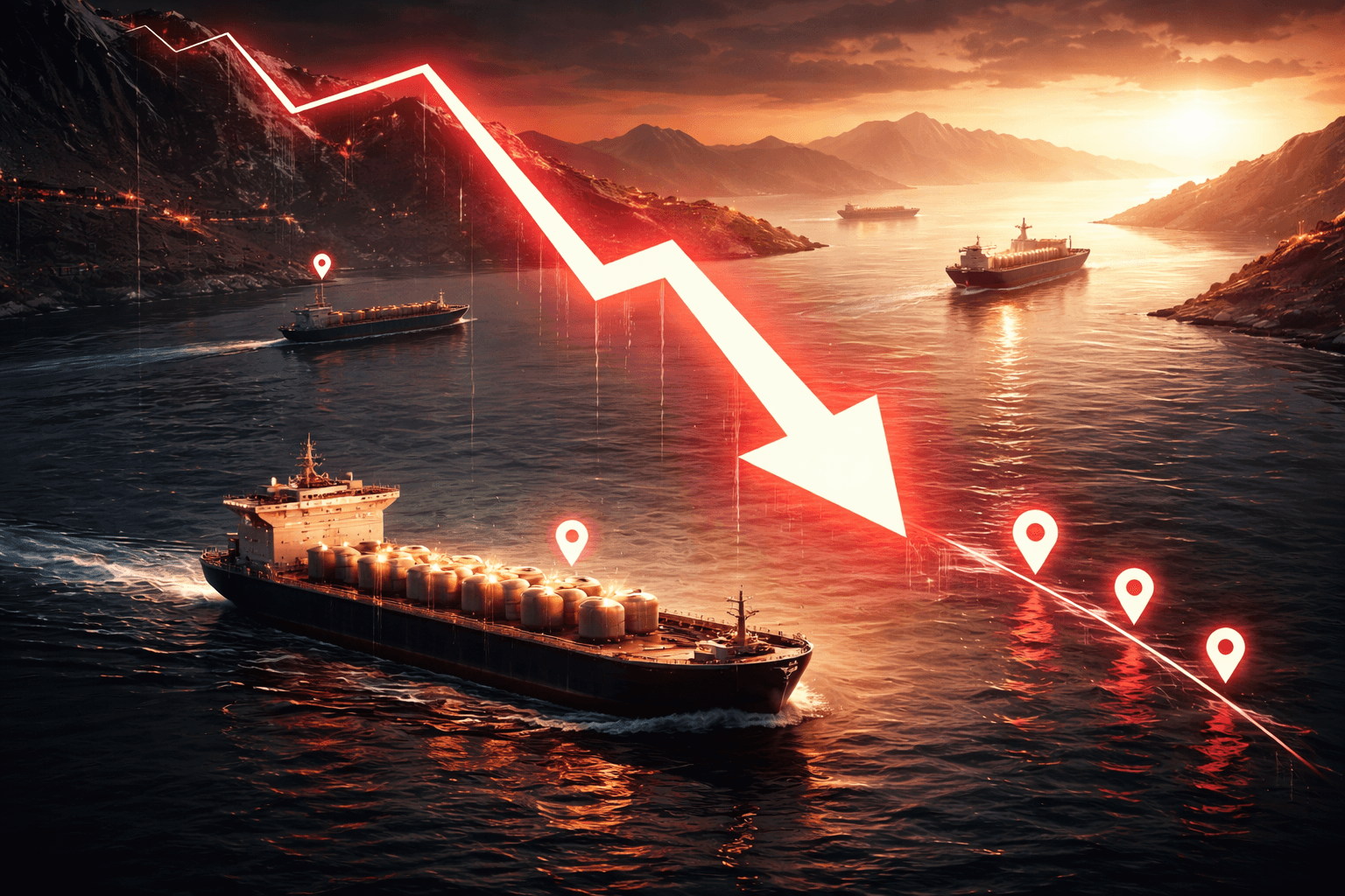 Tanker Traffic Plummets in Persian Gulf as Only Three Vessels Exit Strait of Hormuz