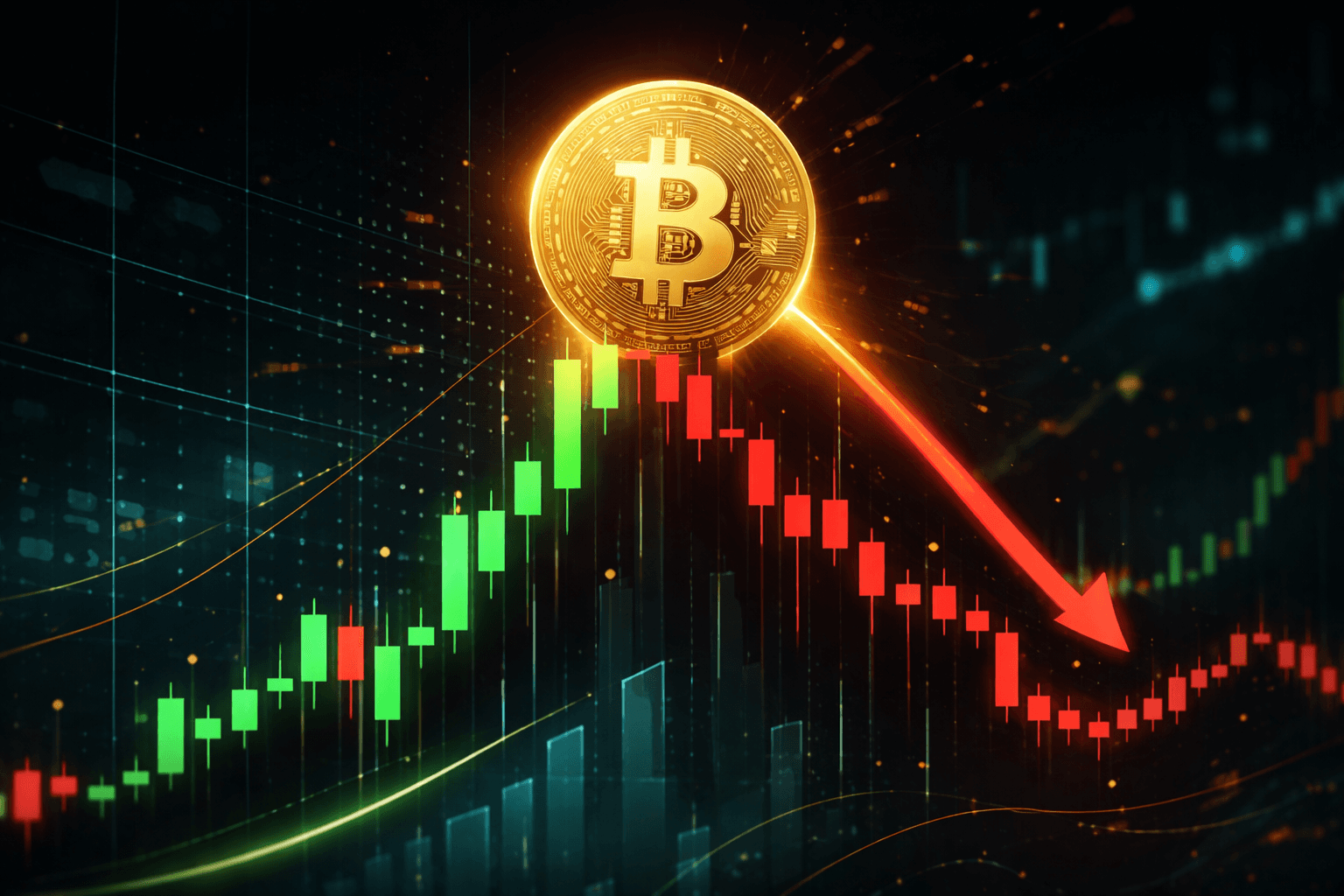 ビットコインがOKXで$70,000を突破後、反落