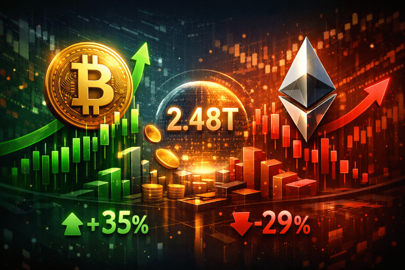 Daily Crypto Price Update Shows Bitcoin at $70,443.84 and Ethereum at $2,074.48