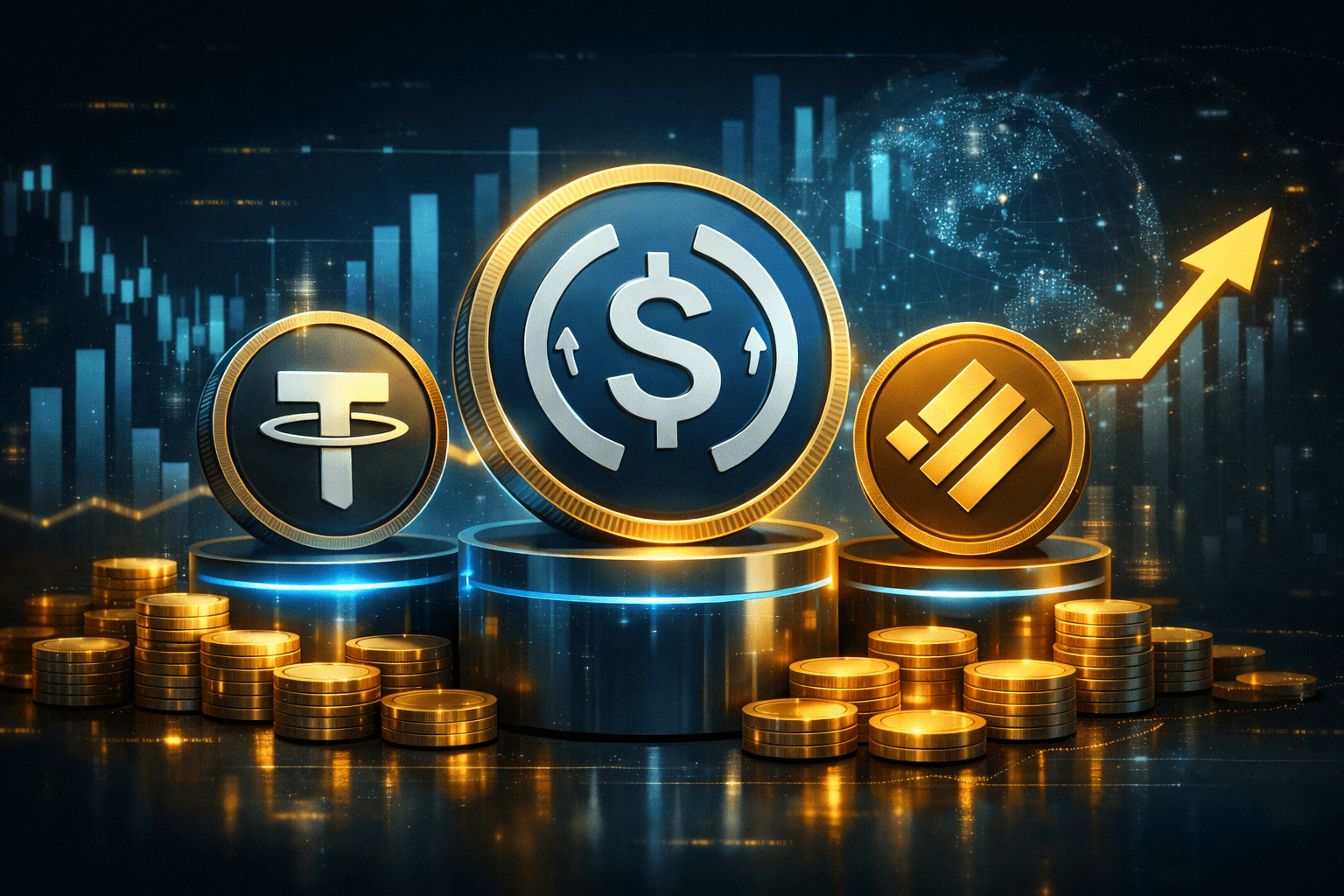 Stablecoin Market Cap Tops $315 Billion but Crypto Prices Show Limited Reaction