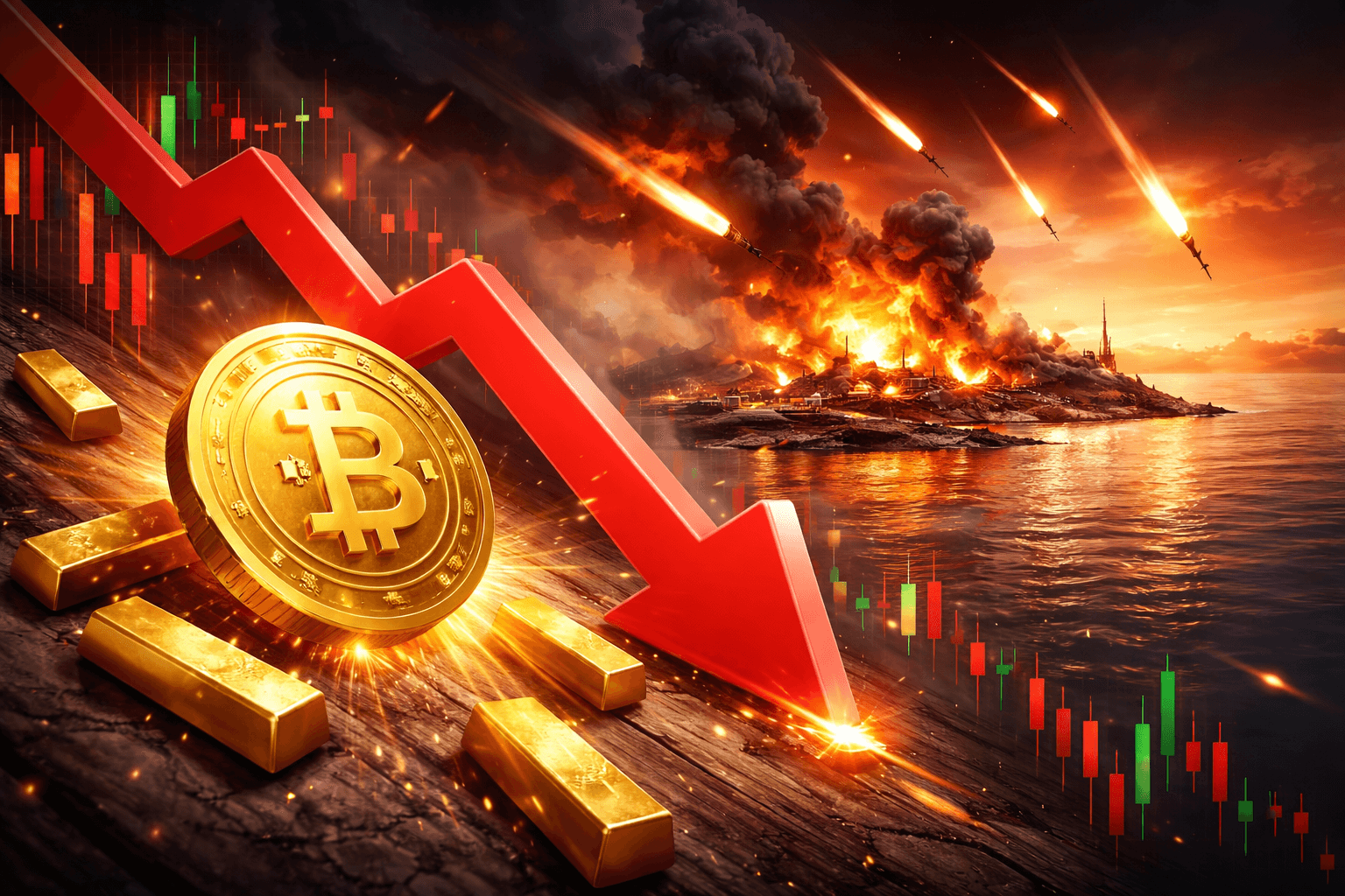 Tokenized Gold Falls Below $5,000 an Ounce After U.S. Strikes on Iran’s Kharg Island
