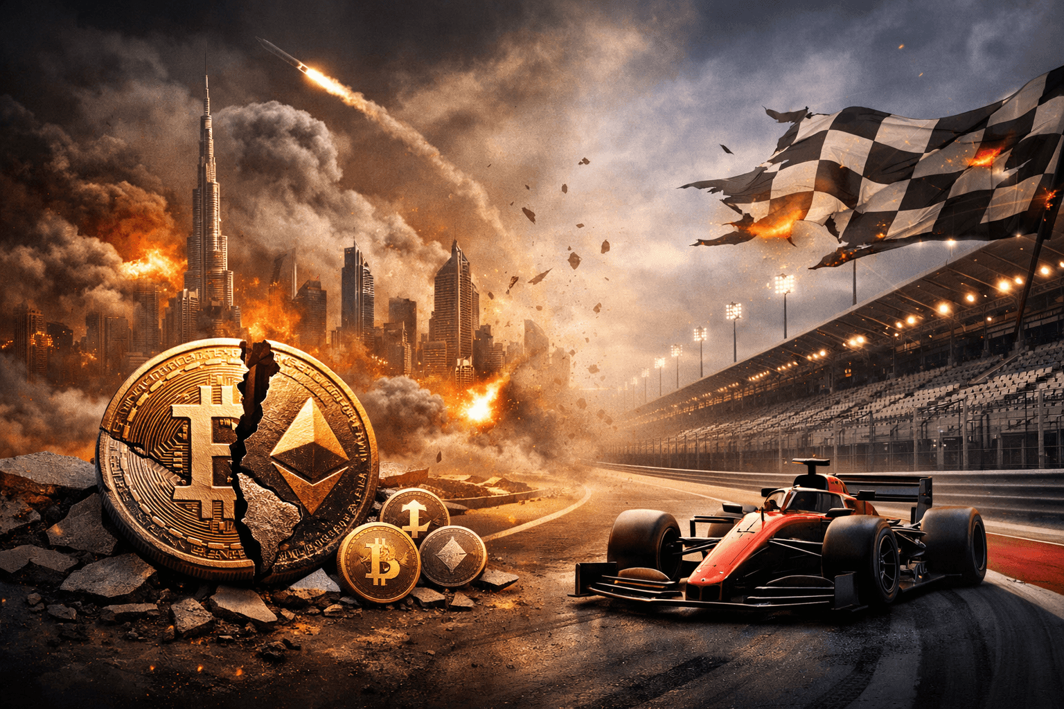 Middle East Conflict Disrupts Dubai Crypto Events and Threatens Formula 1 Sponsorship Exposure