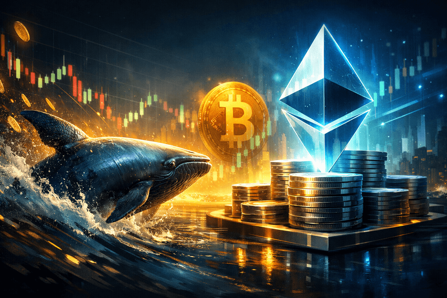 Crypto whale exits $84 million Bitcoin and Ethereum longs, buys 12,027 Ethereum spot
