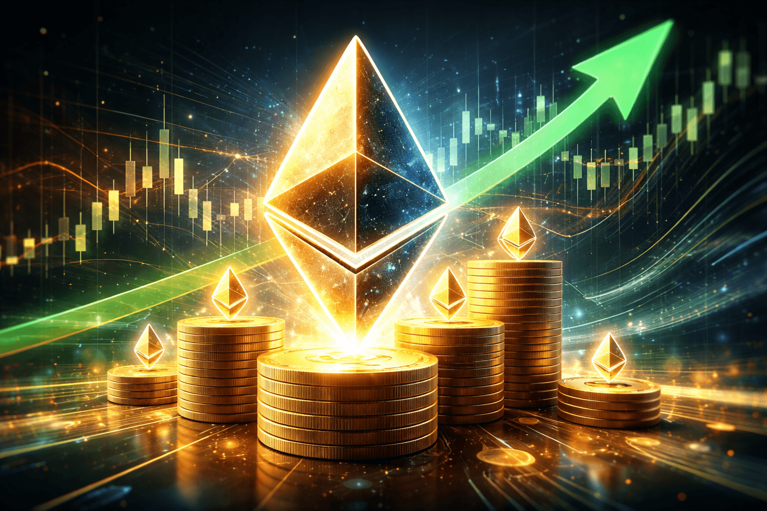 Ethereum Rises Nearly 8% as Large Holders Accumulate More ETH