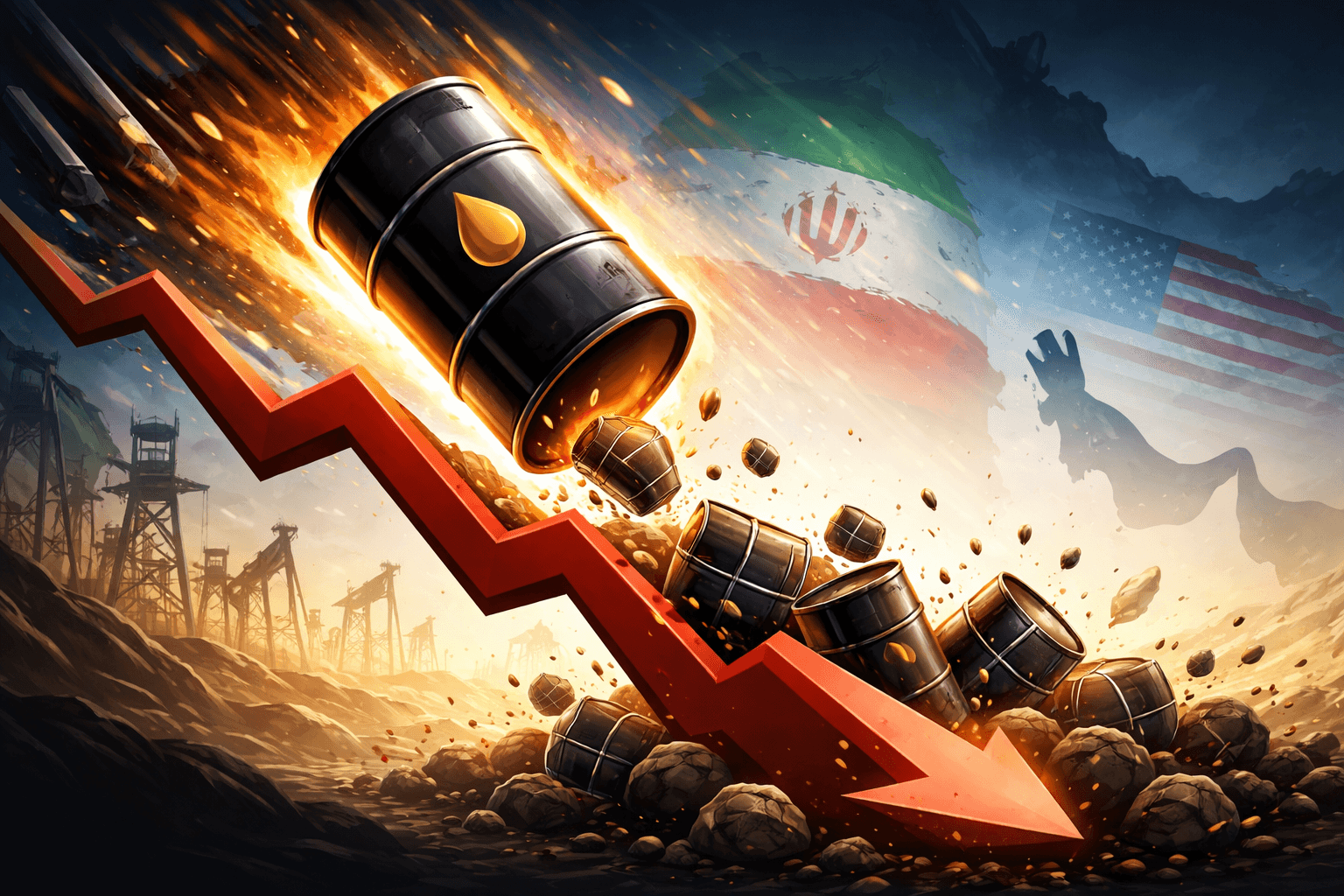 Trump Says Oil Prices Would Fall "Like a Rock" if Iran War Ends