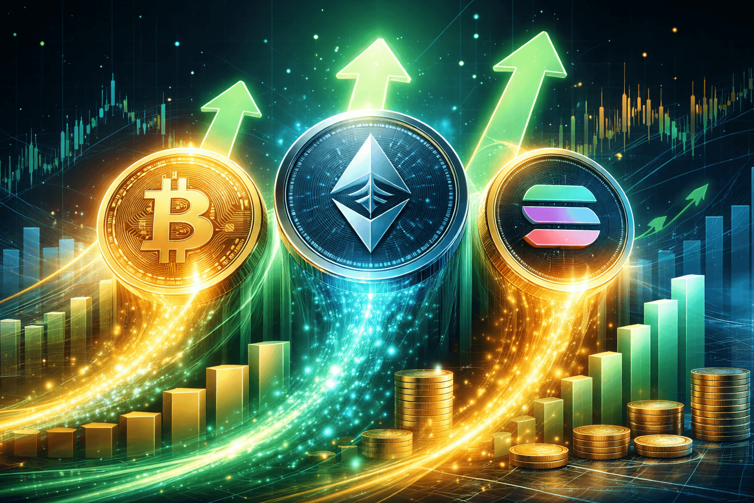 U.S. Crypto ETFs Post Daily Net Inflows in Bitcoin, Ethereum and Solana