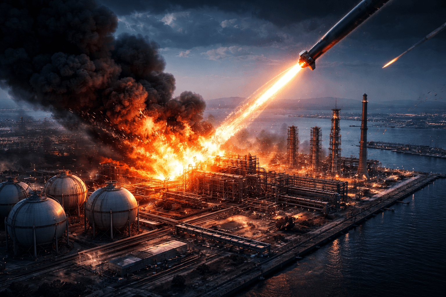 Qatar Reports "Extensive Damage" at Ras Laffan After Iranian Missile Strike