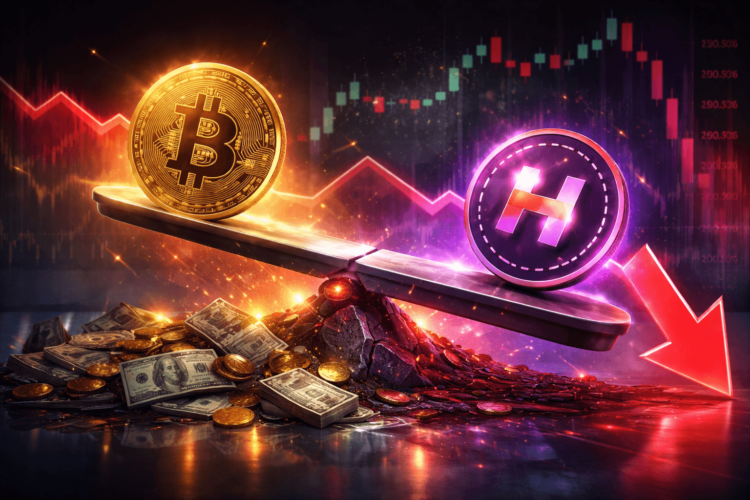 Crypto Whale’s $49.1 Million Bitcoin-HYPE Hedge Shows About $700,000 Loss