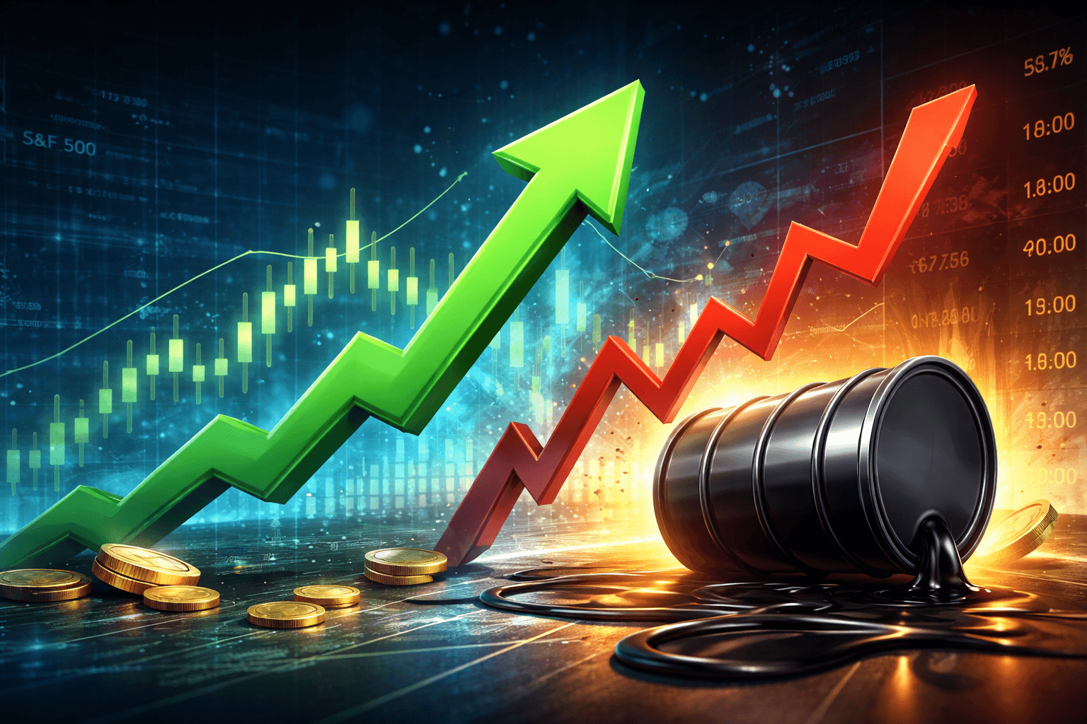 S&P 500 Turns Positive as U.S. Oil Prices Fall Below $93 a Barrel