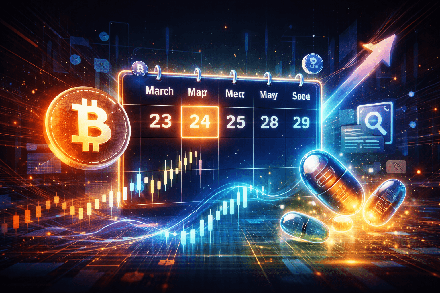 Weekly Crypto Calendar Flags March 23-29 Events Including Backpack TGE and BITVX Launch
