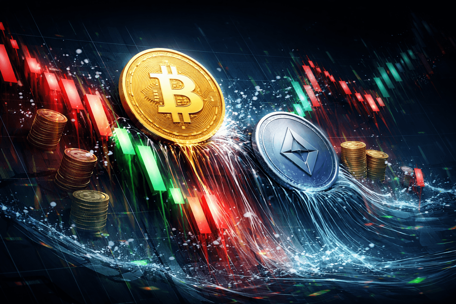 仮想通貨市場の24時間の清算額は$64.52 million、CoinAnkのデータが示す