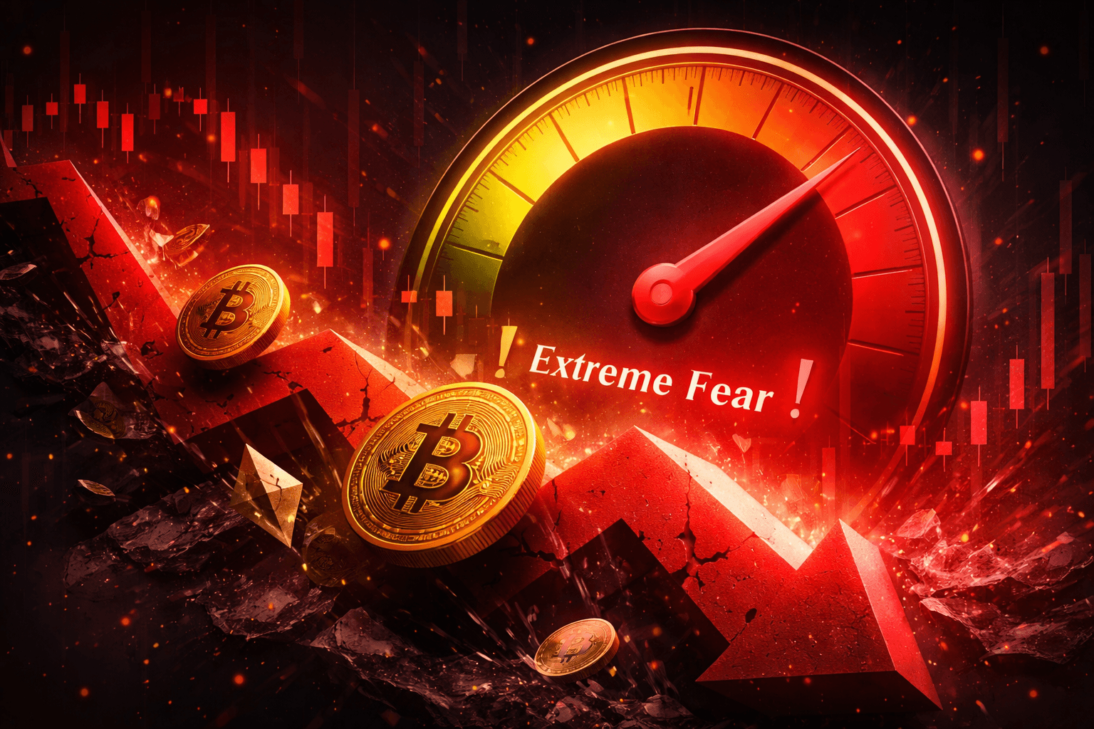 Crypto Fear & Greed Index Falls to 14.6, Signaling Extreme Fear