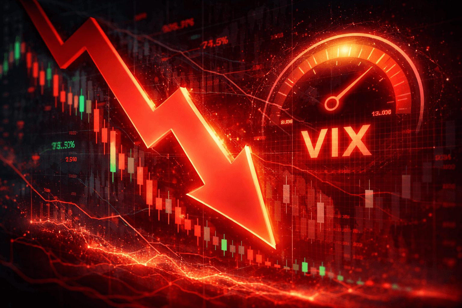 U.S. Stock Futures Fall as Cboe Volatility Index (market fear gauge) Rises