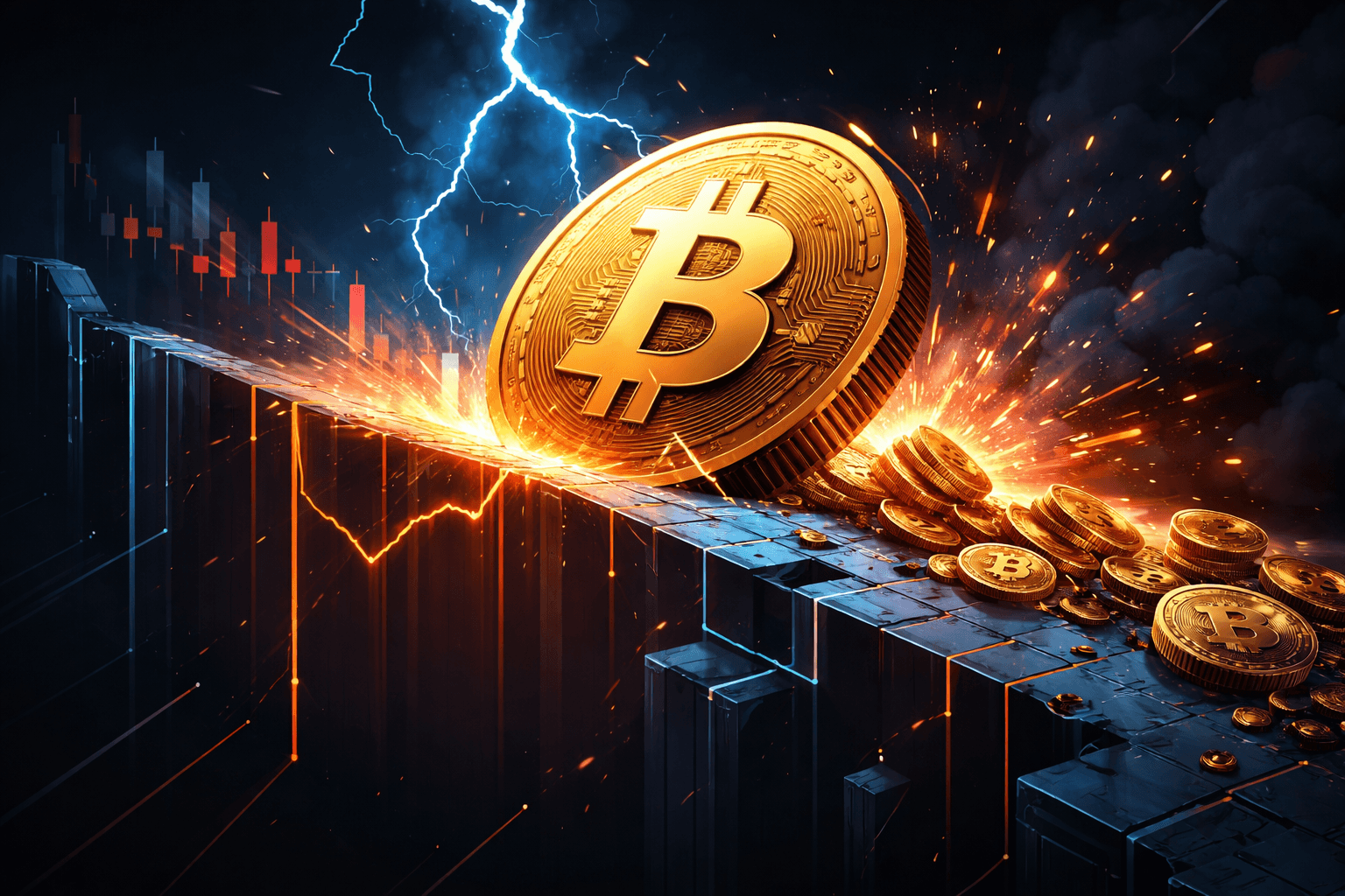 ビットコインのクジラによる40倍レバレッジのロング、一部が1時間以内に清算