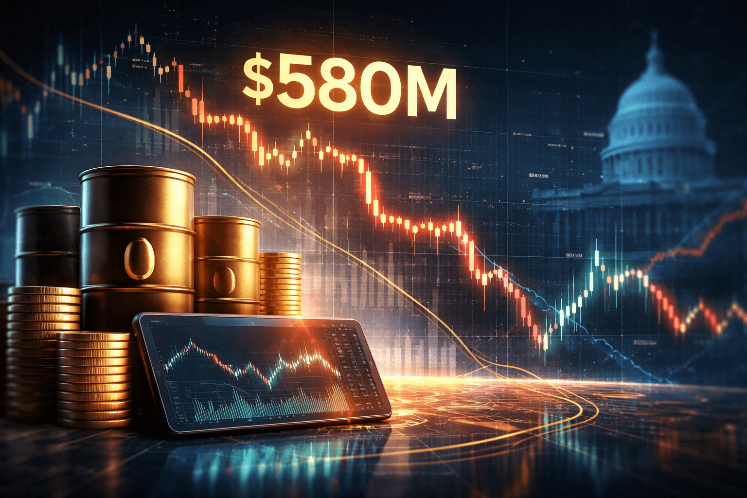 Oil Futures Bets of About $580 Million Placed Before President Trump Post