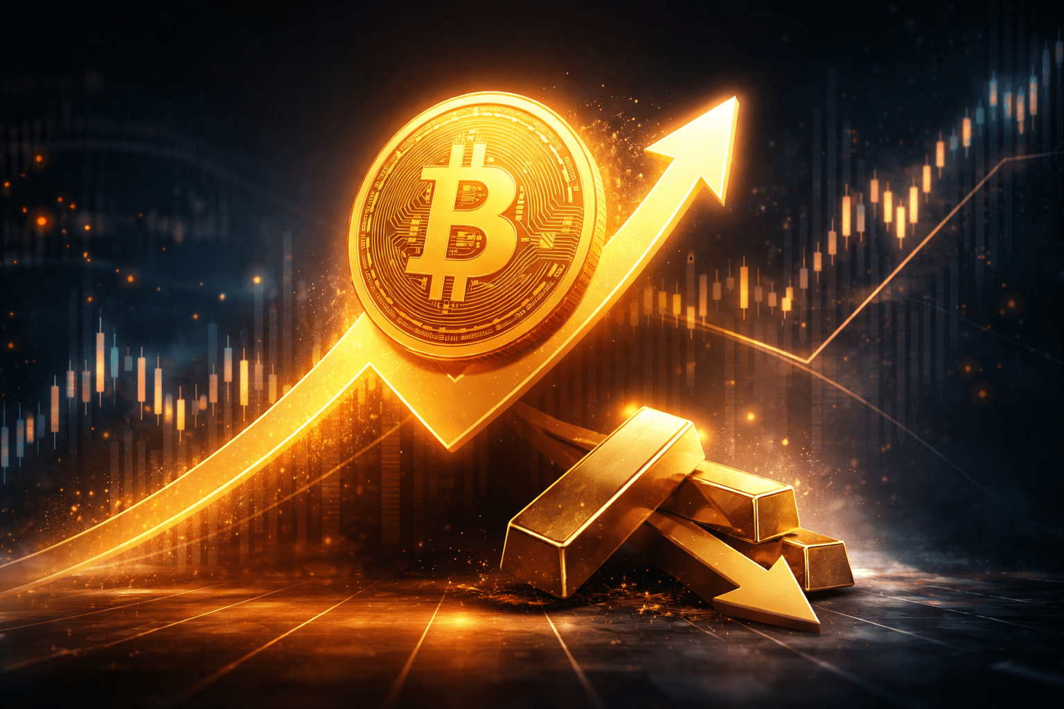 Bitcoin Draws Buyer Interest as Investors Pull Back From Gold