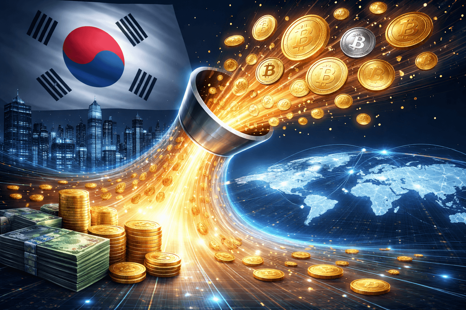 South Korea Reports $60 Billion in Crypto Outflows in H2 2025