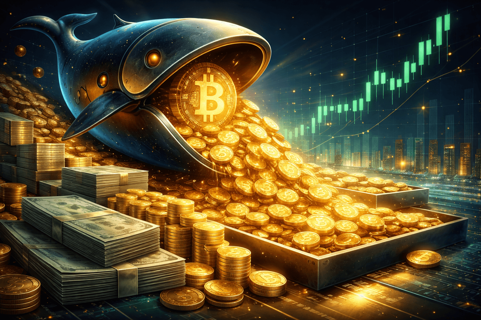 Bitcoin Whale Sells 720 BTC for $51.16 Million, Booking $1.03 Million Profit