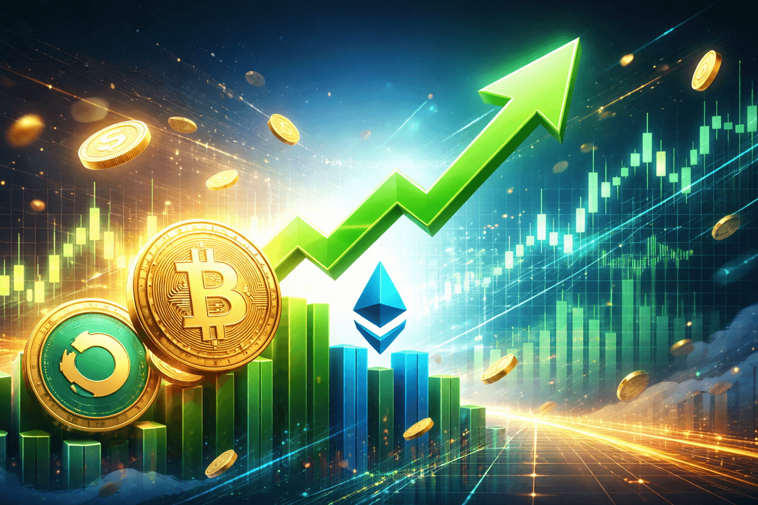 U.S. Stocks Open Higher as Crypto-Linked Shares Advance