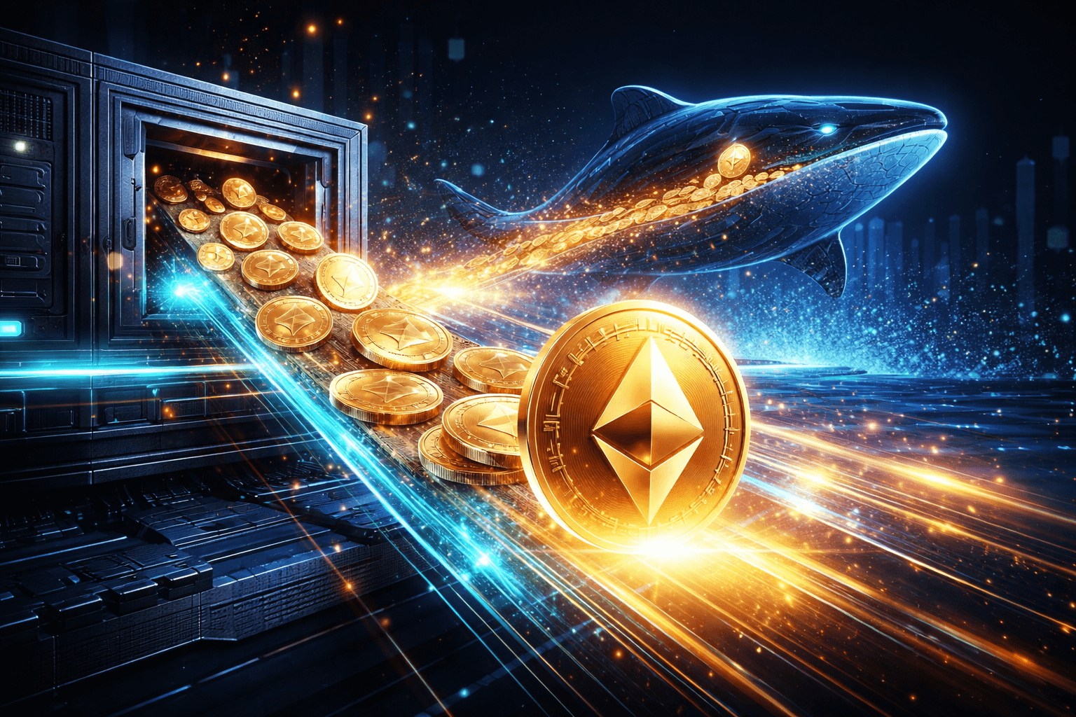 Whale Withdraws $20,000 ETH Worth $41.26 Million From Binance