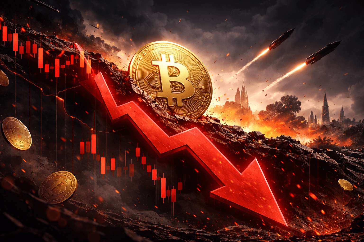 Crypto Market Falls 2.5% as Hopes of End to U.S.-Iran War Fade