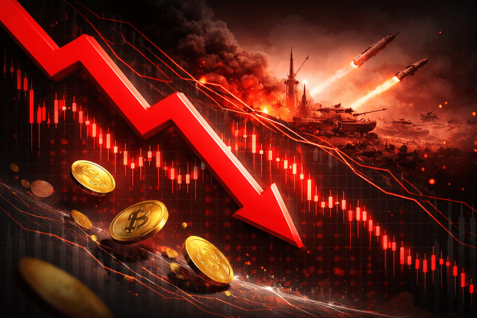 S&P 500 Falls About 1.7% as Iran War Tensions Escalate