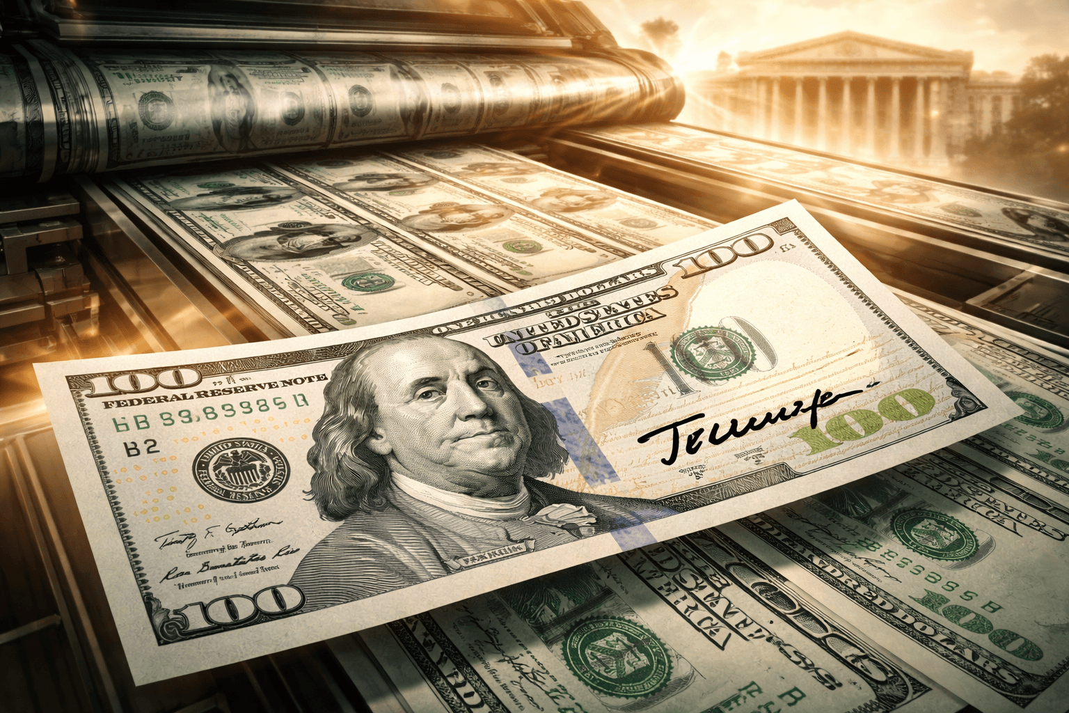U.S. Dollar Bills to Carry President Trump’s Signature Without Treasurer Signature