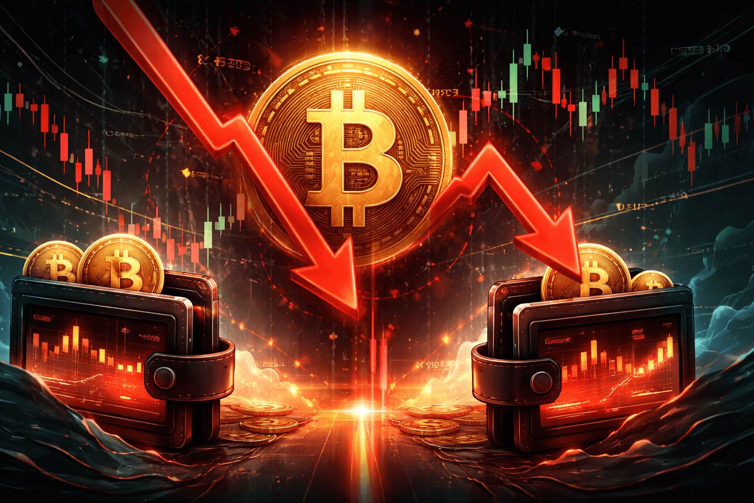 2つのウォレット、約$68,580で$100万超のレバレッジ付きビットコインショートを構築