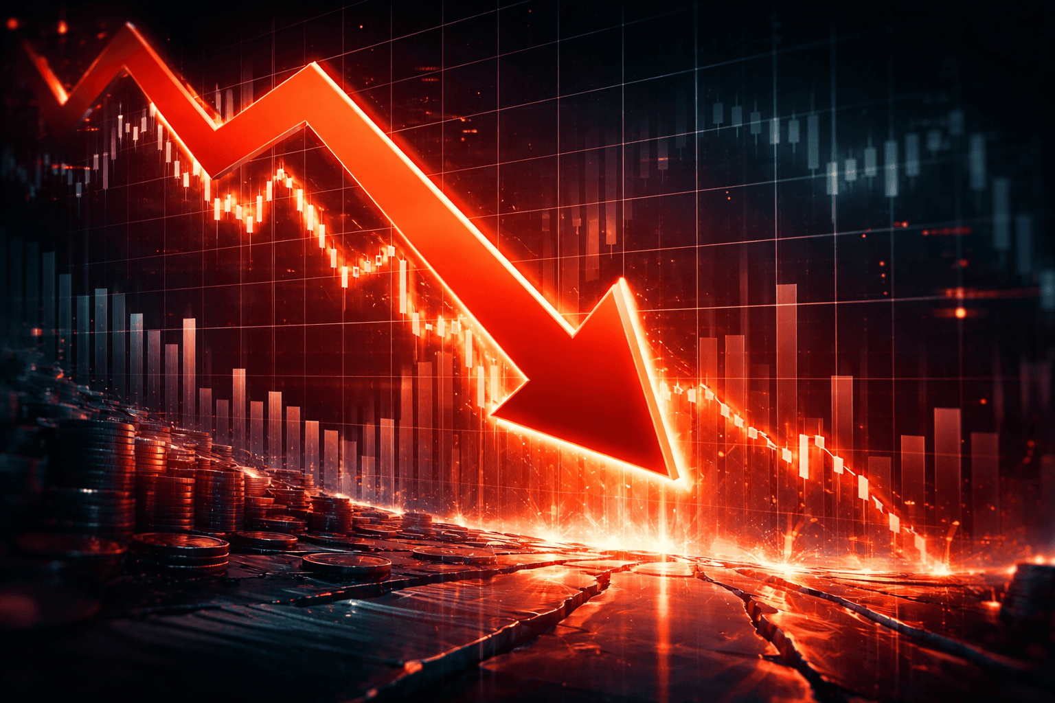 ナスダック100、10月高値から10%下落　調整局面入りが目前