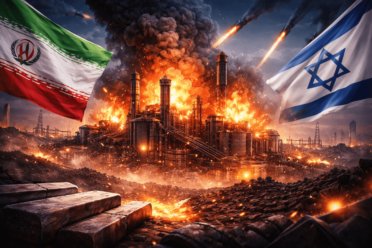 Israel Strikes Two Iranian Steel Plants Reportedly Linked to IRGC