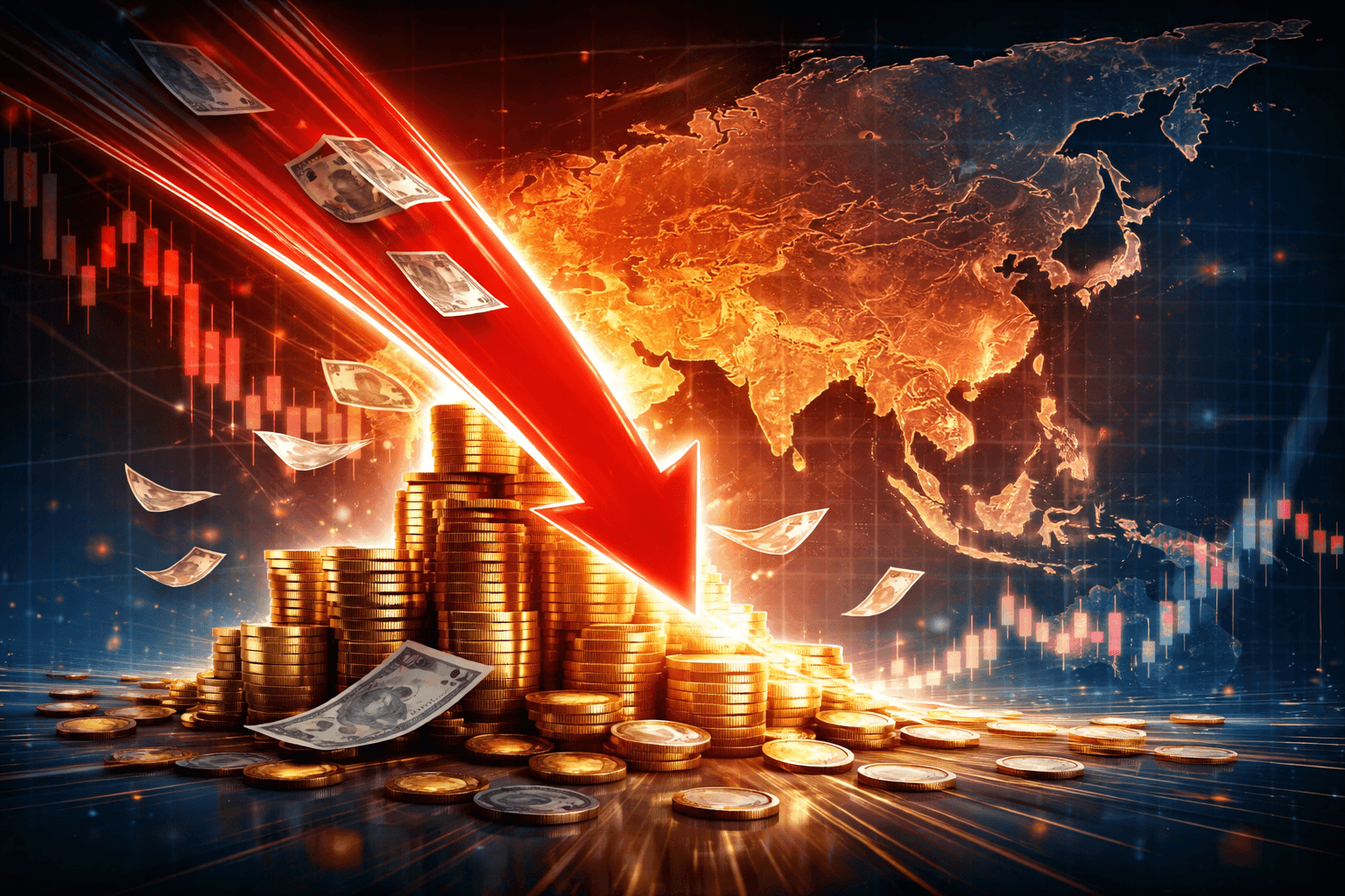 Foreign Investors Pull Record $52 Billion From Asian Emerging-Market Stocks in March